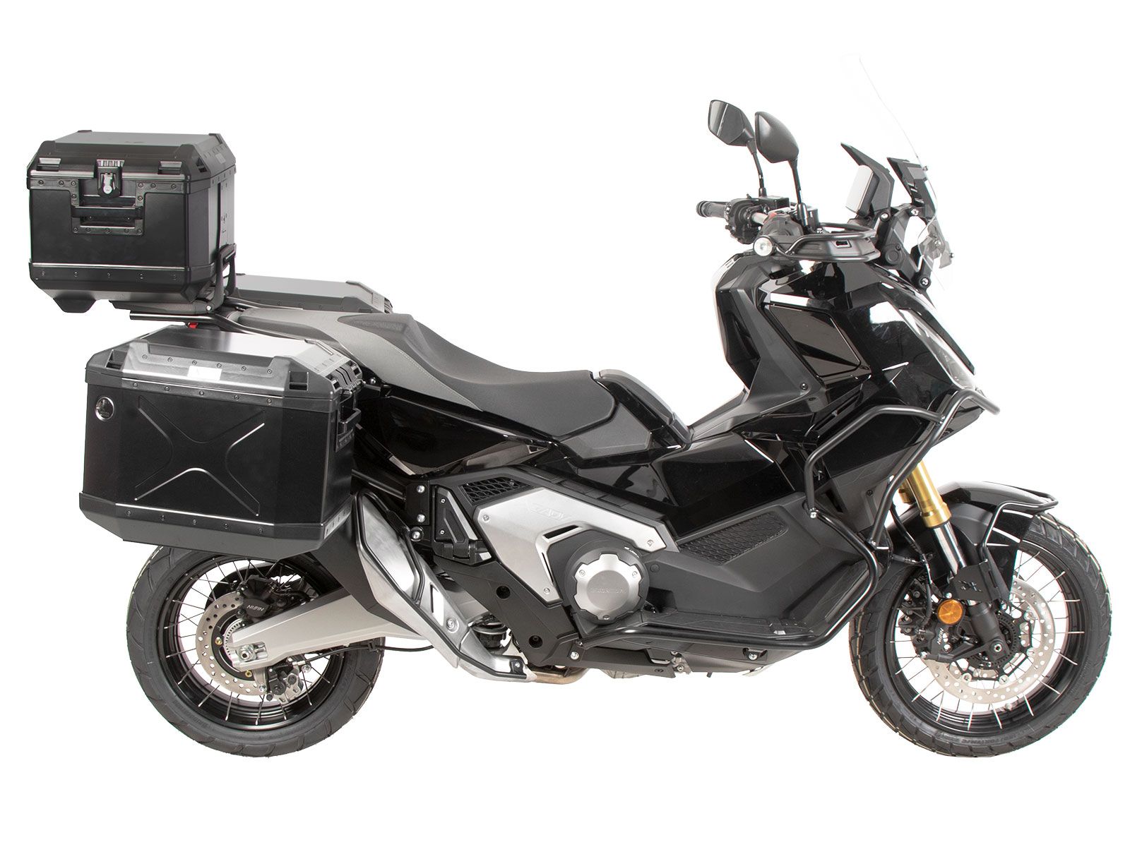 Portamaletas lateral fijo negro para Honda X-ADV (25- ) Hepco & Becker