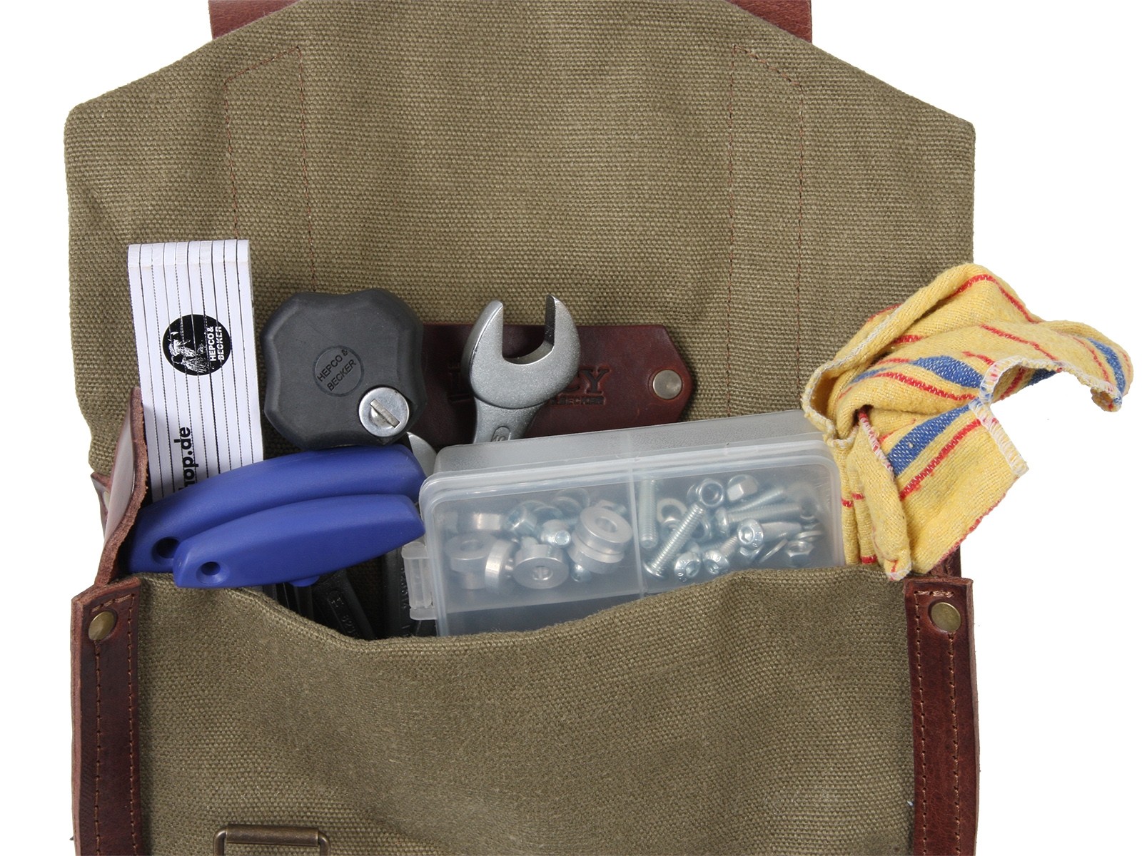 Bolsa de herramientas LEGACY verde Hepco & Becker