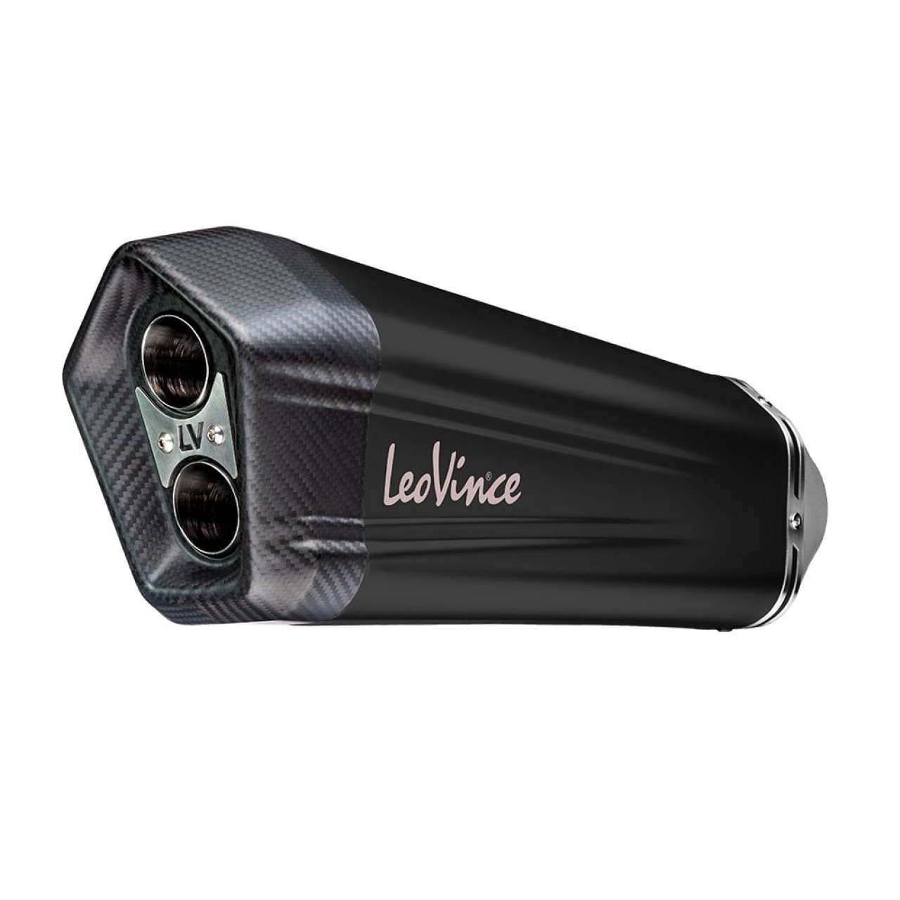 Escape LeoVince LV-12 para KTM Adventure /Duke, negro, slip on, Euro4, E-certificate