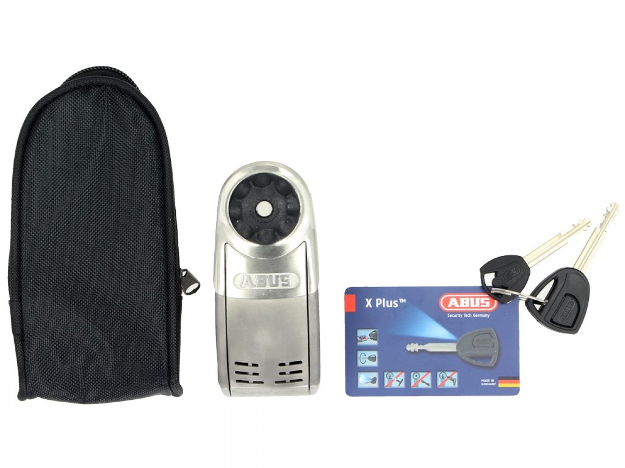 Cerradura de disco de freno ABUS Granit Detecto X Plus 8008, nivel de seguridad 19