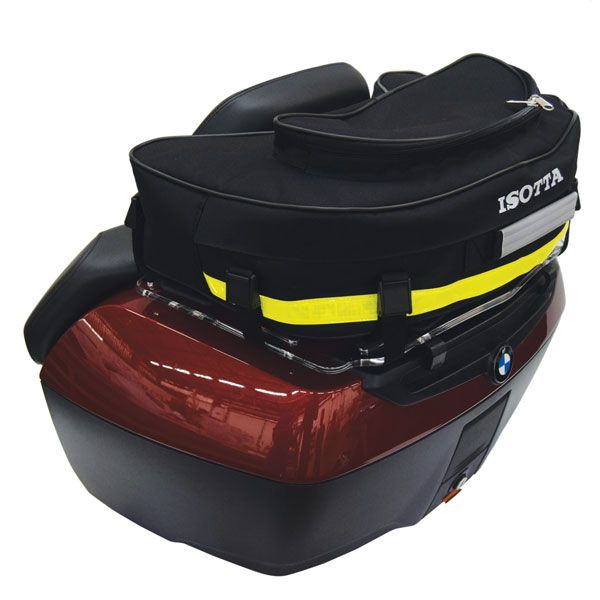 Bolsa trasera para portaequipajes para top case BMW K 1600 GTL (10-), nylon Cordura, negro