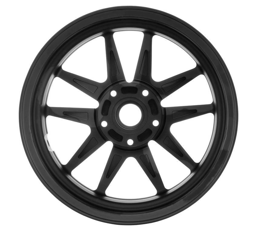 Llanta sport delantera/trasera 12" para Vespa GTS/GTS Super/GTV/GT/946 125-300ccm, negro mate