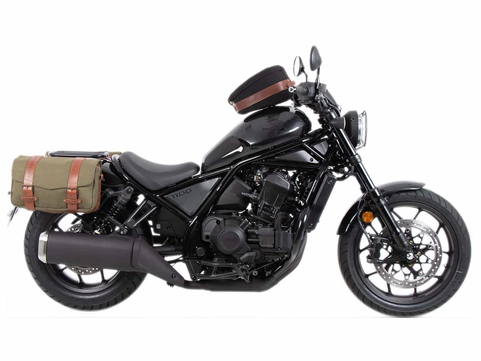 Soporte lateral C-Bow negro para Honda CMX 1100 Rebel /DCT (21-24) Hepco & Becker