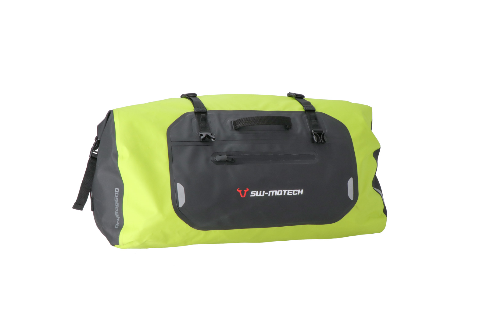 Drybag 600 bolsa trasera para Moto Guzzi V100 Mandello /S, amarillo / gris - SW Motech