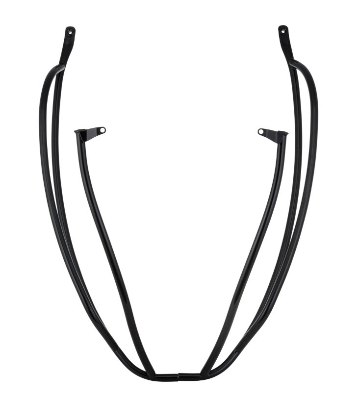 Cubrebarras lateral para Vespa Primavera/Sprint/Elettrica 50-150cc, negro brillante