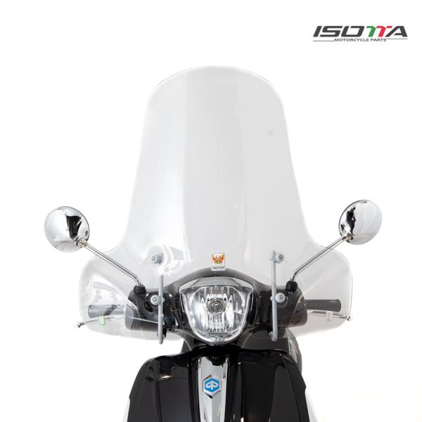 Parabrisas medio-alto transparente para Piaggio Liberty (16-)