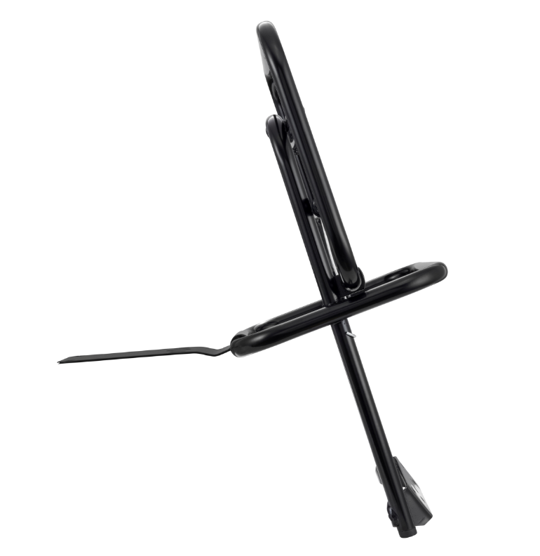 Portaequipajes trasero para Vespa PX 80-200cc, plegable, negro