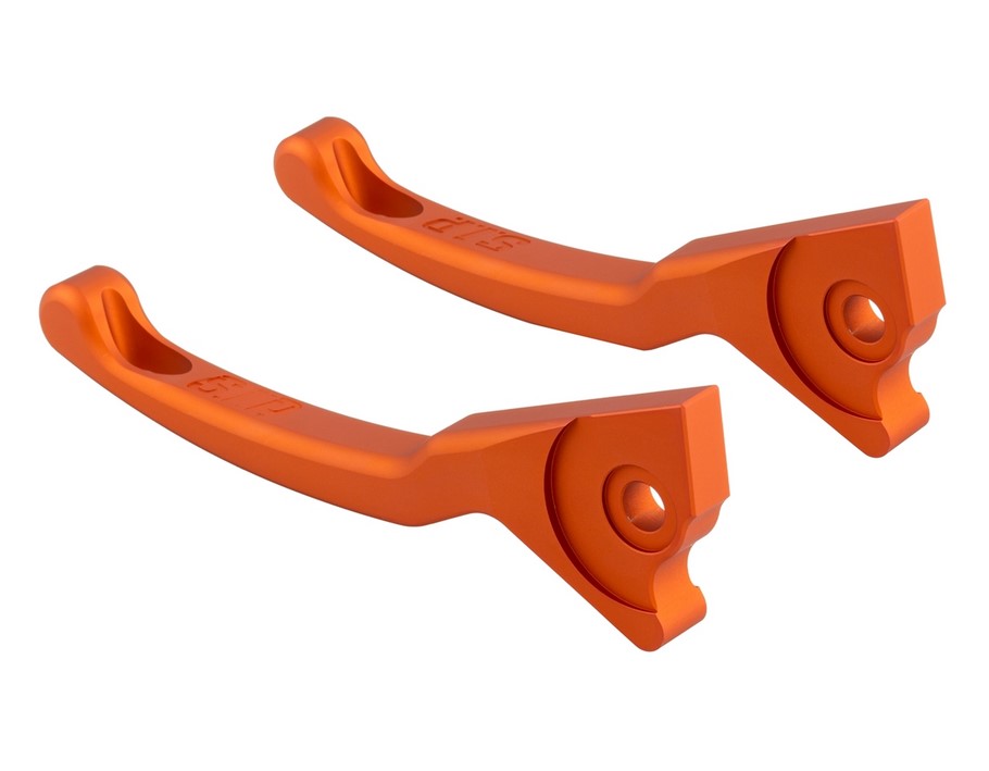 Juego de manetas de freno Sport Shorty para Vespa, derecha e izquierda, naranja mate