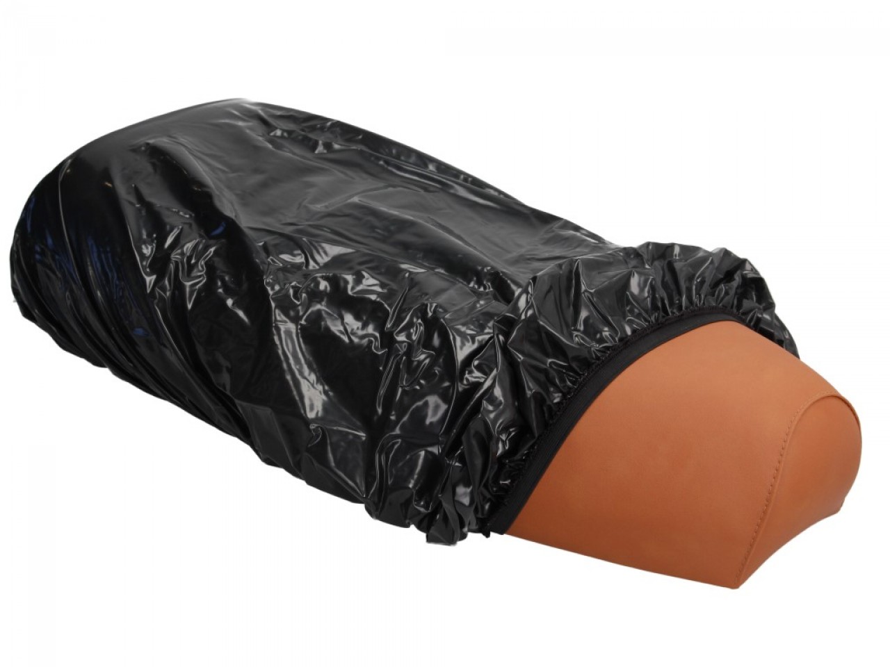 Cubierta de lluvia para el asiento, negro, (tamaño L - 1070x600mm) Spinelli para Vespa GT / GTS / GTV