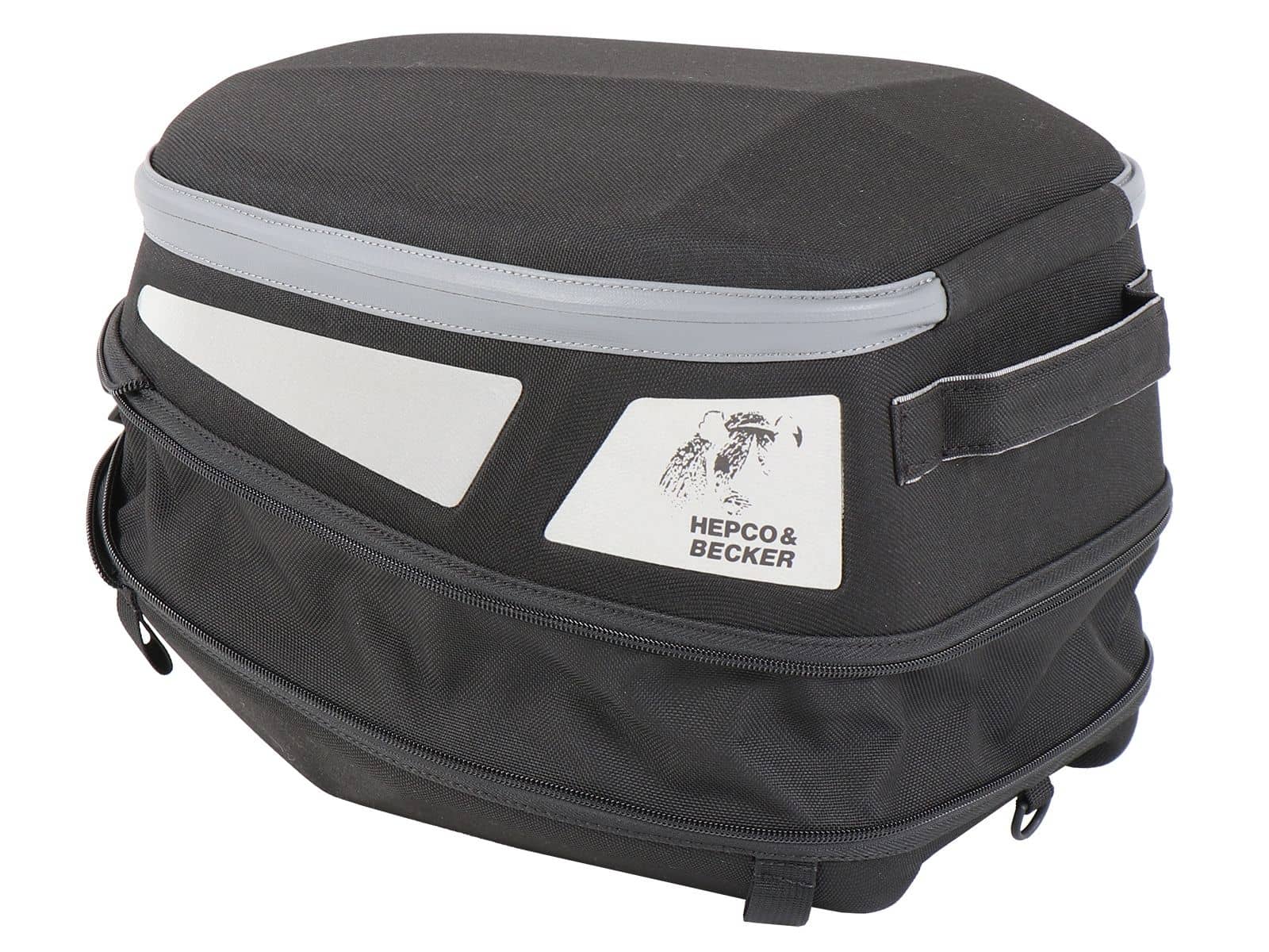Bolsa trasera Royster Rearbag Sport negro/gris incl. Fijación básica Hepco & Becker