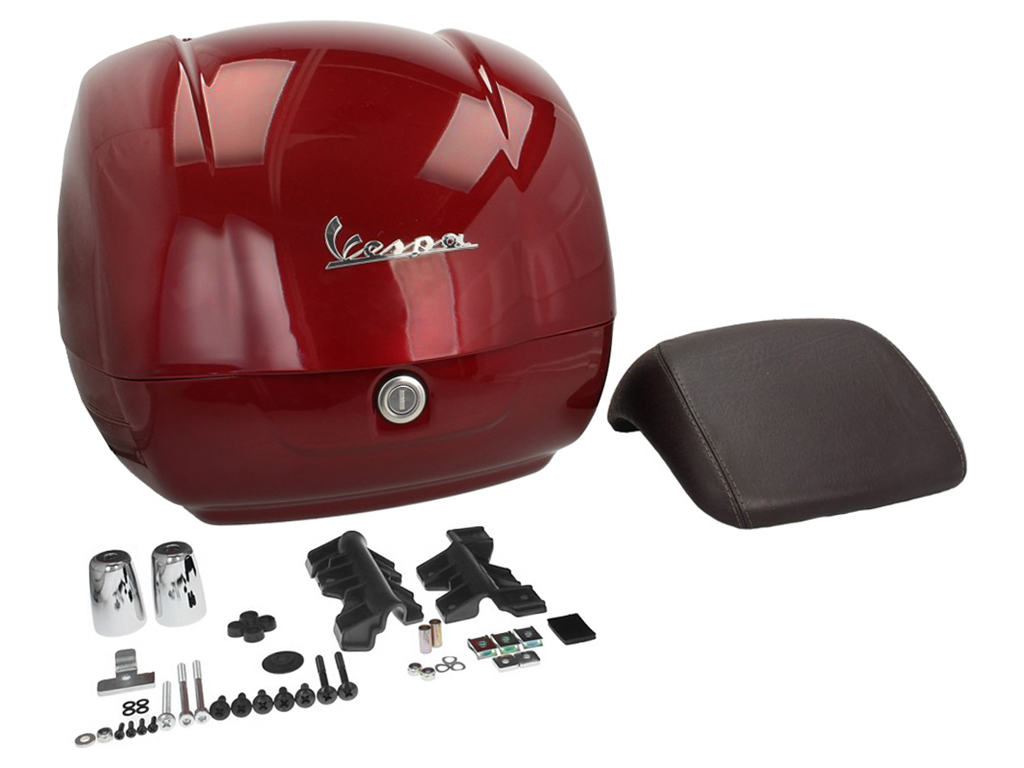 Topcase original para Vespa GTS - mosto rojo / vignola 880/A