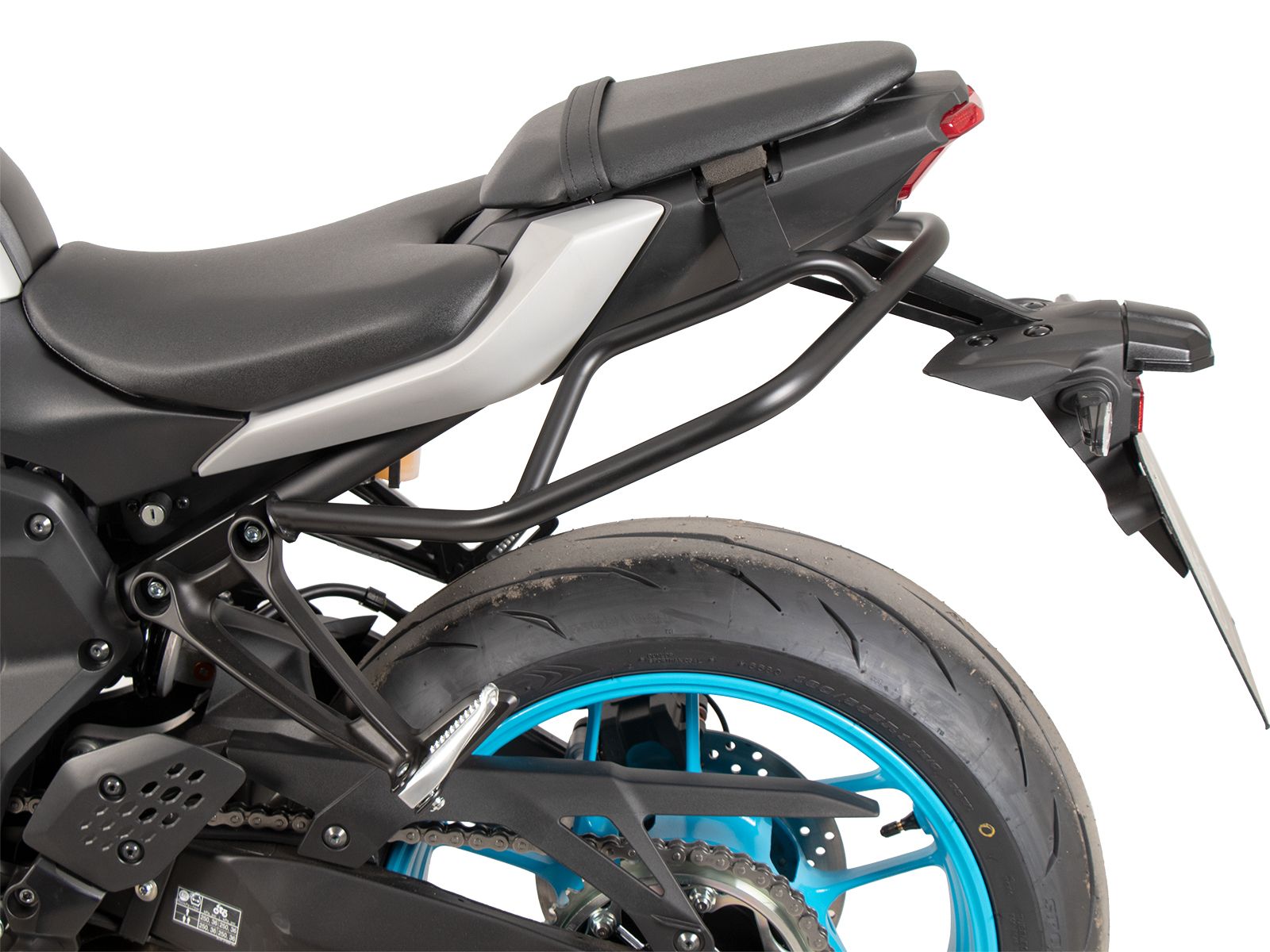Barra de protección trasera negra para Yamaha MT-07 / Y-AMT (25- ) Hepco & Becker