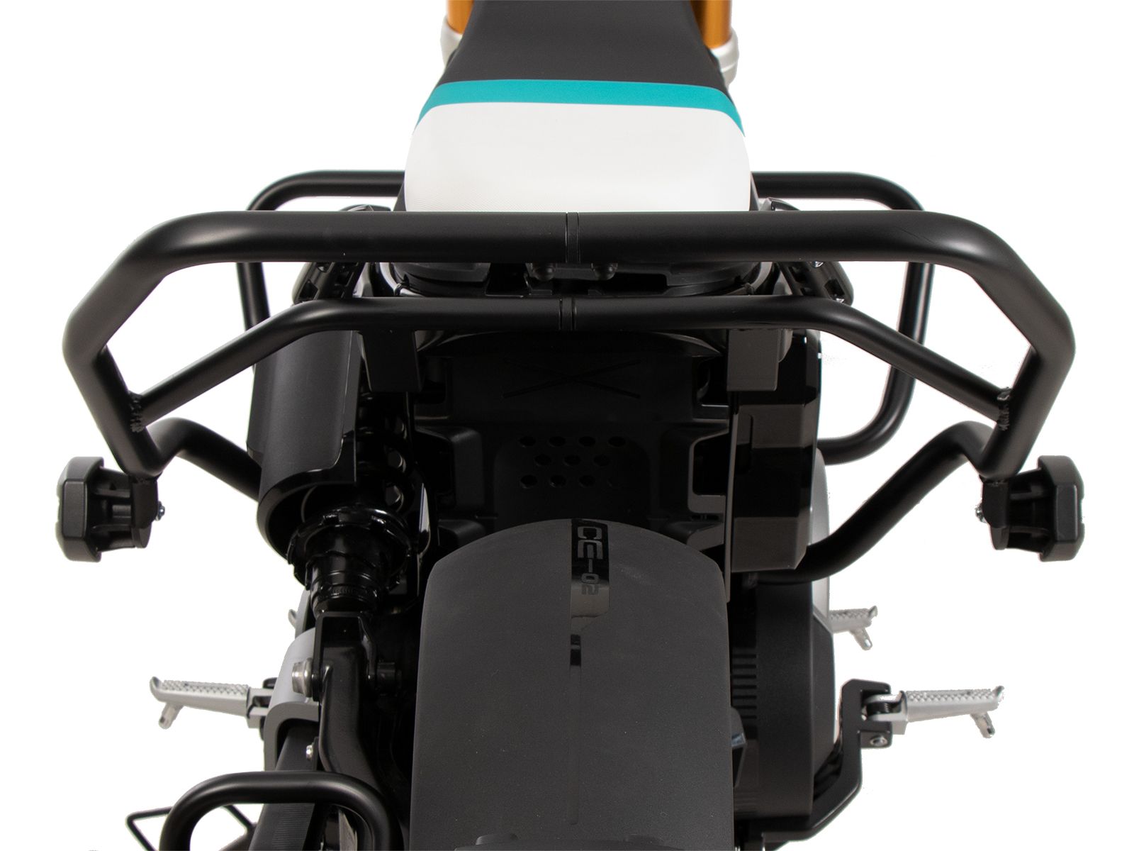 Barra de protección trasera negra para BMW CE 02 (23-) Hepco & Becker