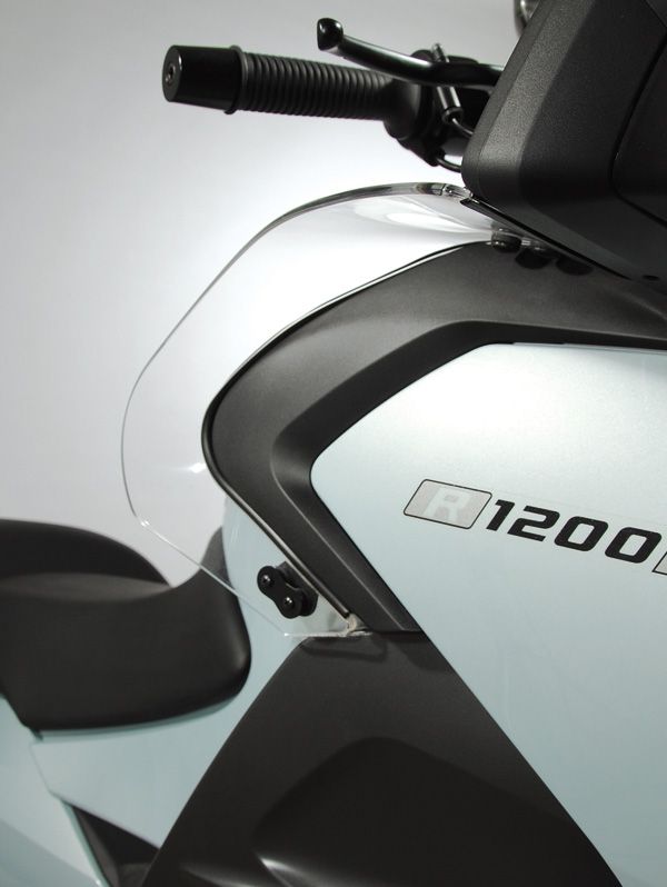 Protectores de piernas para BMW R 1200 RT (10-14), humo claro, par