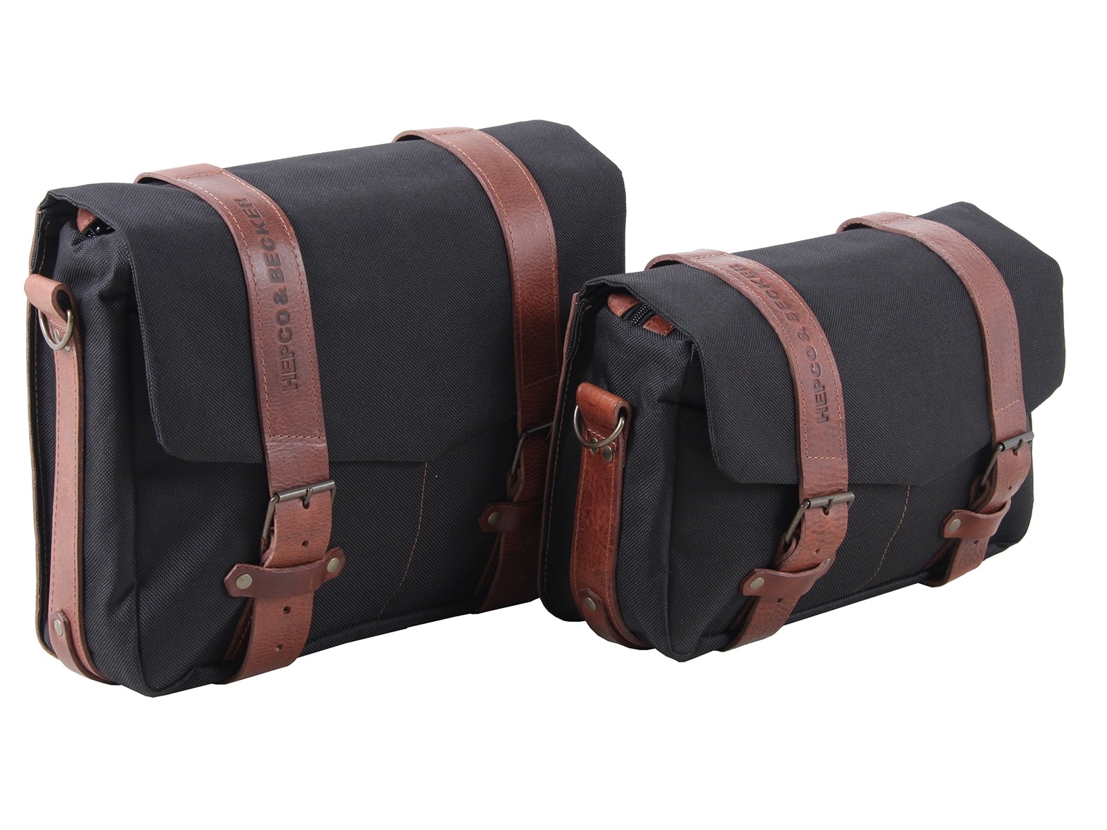 Juego de bolsas de mensajero LEGACY M/L negro para transportín C-Bow Hepco & Becker