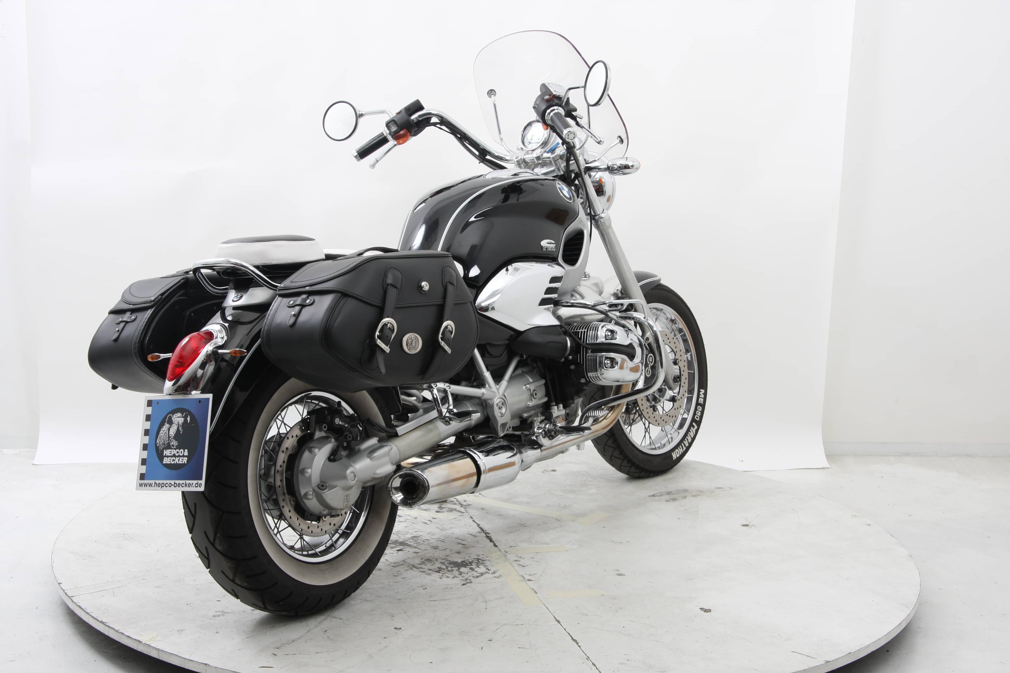 C-Bow soporte lateral cromado para BMW R 850 C (00-04)/R 1200 C (97-04) Hepco & Becker