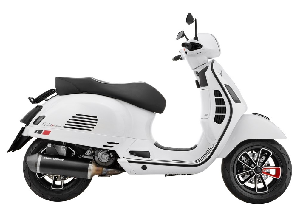 Portaequipajes trasero 70's para Vespa GTS/GTV/GT 125-300cc 4T LC, negro