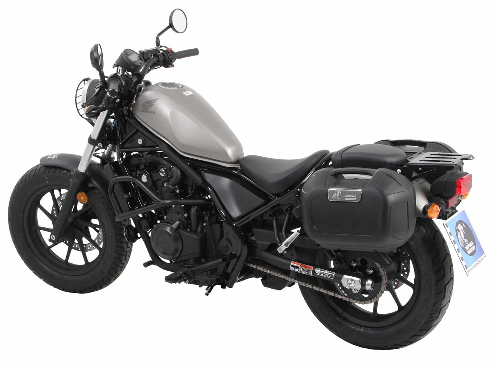 Soporte lateral C-Bow negro para Honda CMX 500 Rebel (17-) Hepco & Becker