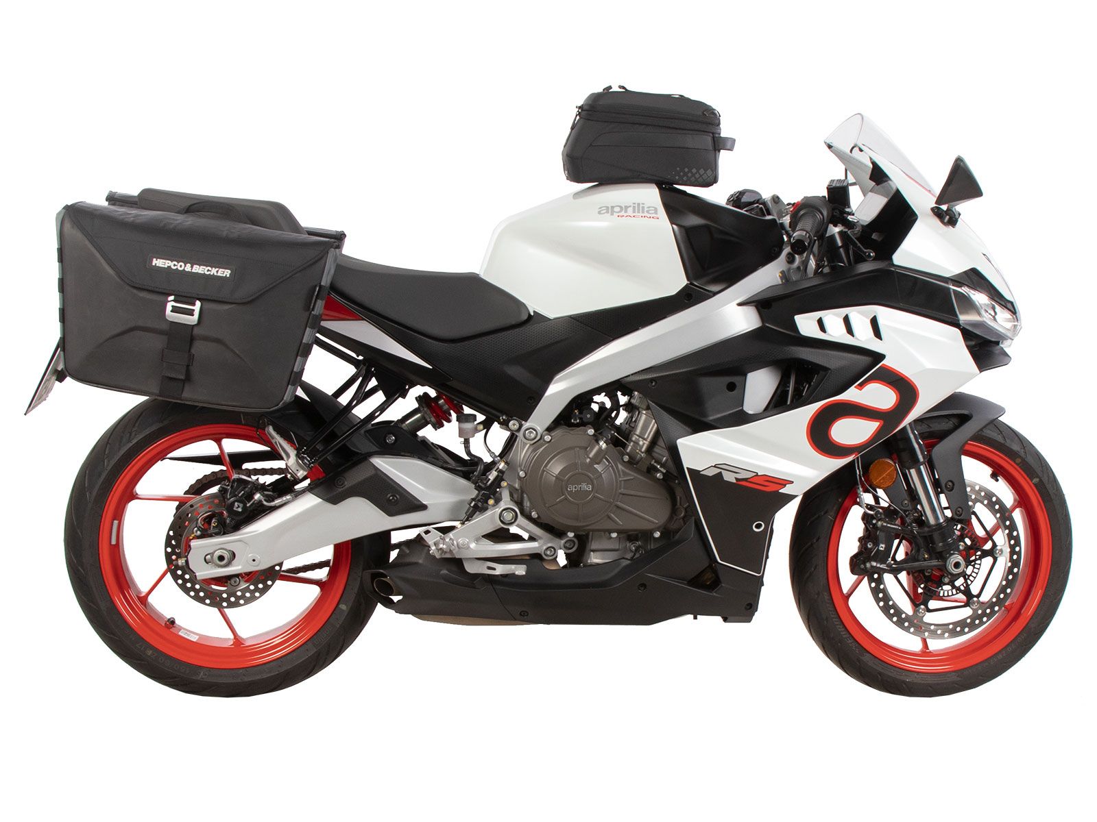Soporte lateral C-Bow negro para Aprilia RS 457 (24-) Hepco & Becker