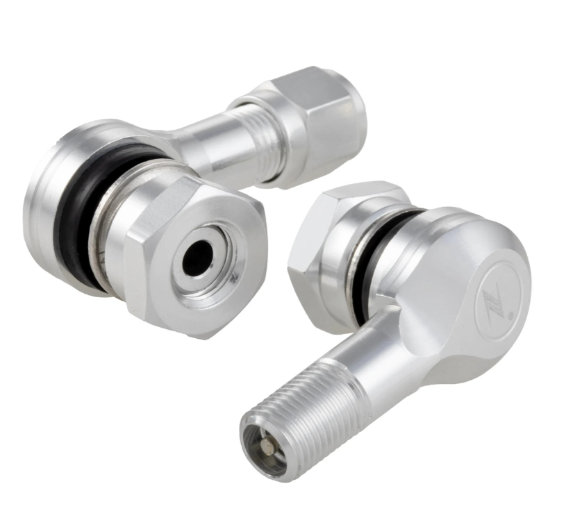Núcleo de válvula ZELIONI para neumático tubeless/llanta 80°, plata
