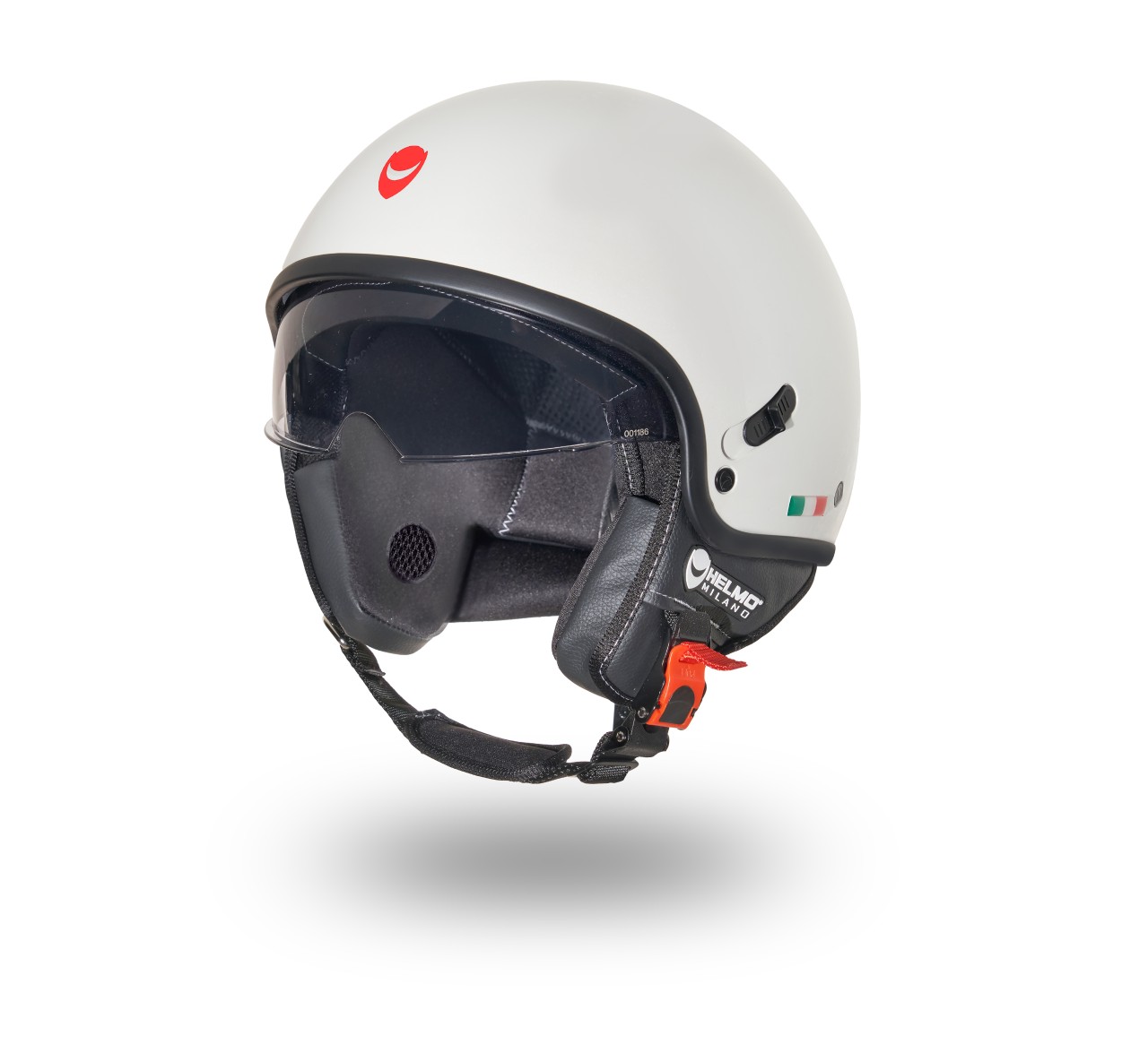 Helmo Milano Demi Jet Puro Slider blanco brillante