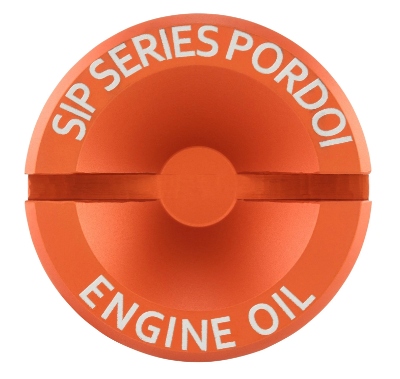 Tapón de llenado de aceite de motor para Vespa LX/S 3V es decir 125-150ccm 4T AC, naranja mate