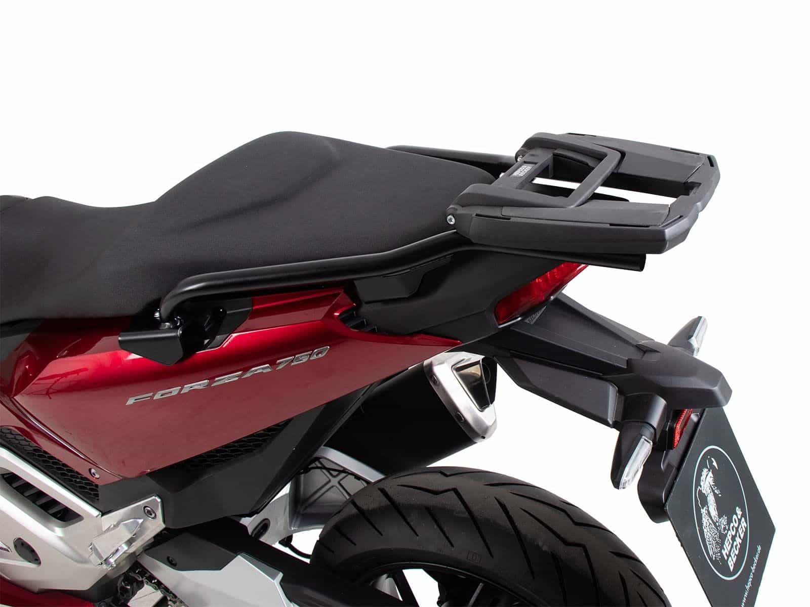 Portamaletas Easyrack negro para Honda NSS 750 Forza (21-) Hepco & Becker