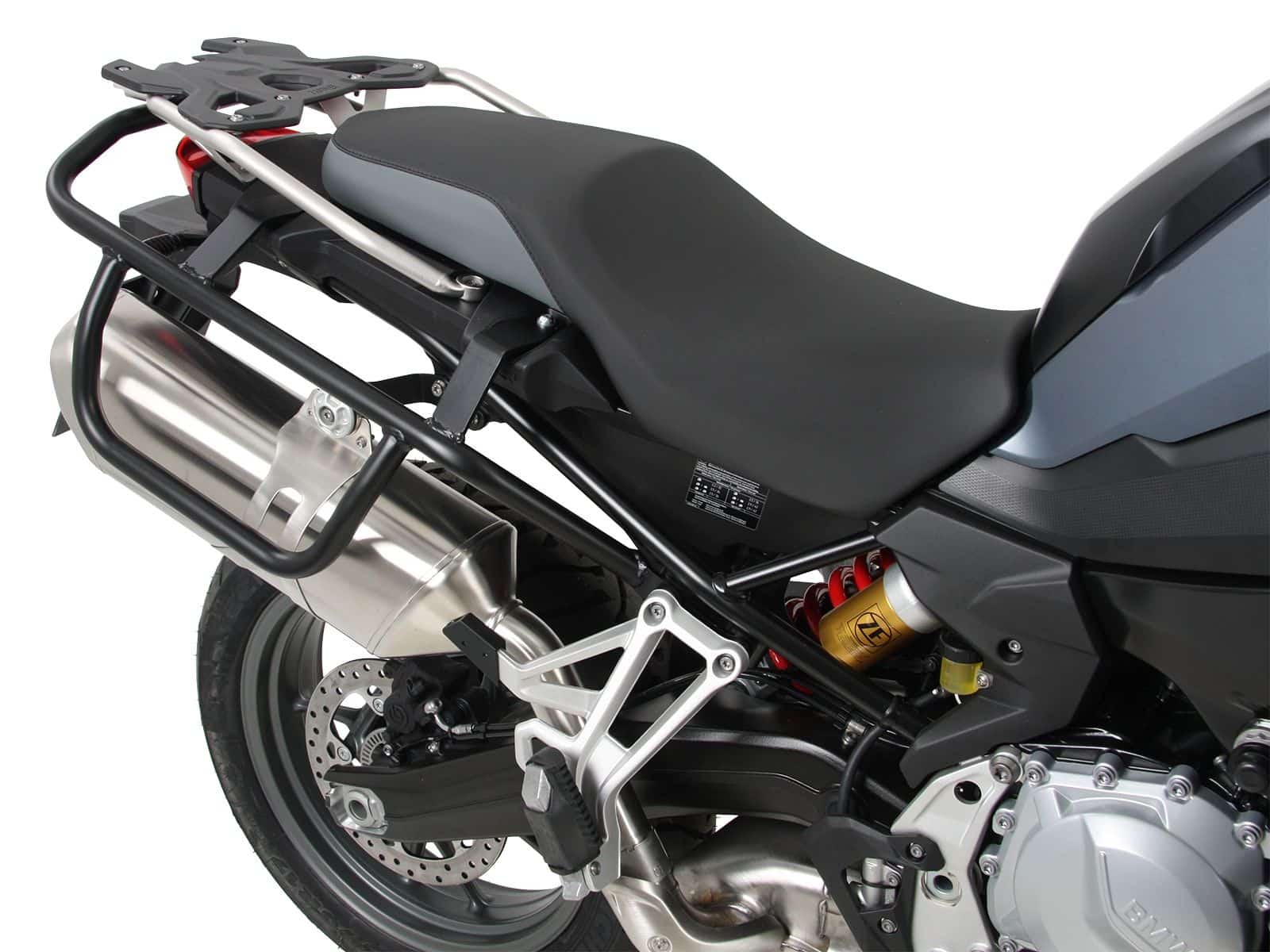 Barra de protección trasera negra para BMW F 750 GS Hepco & Becker
