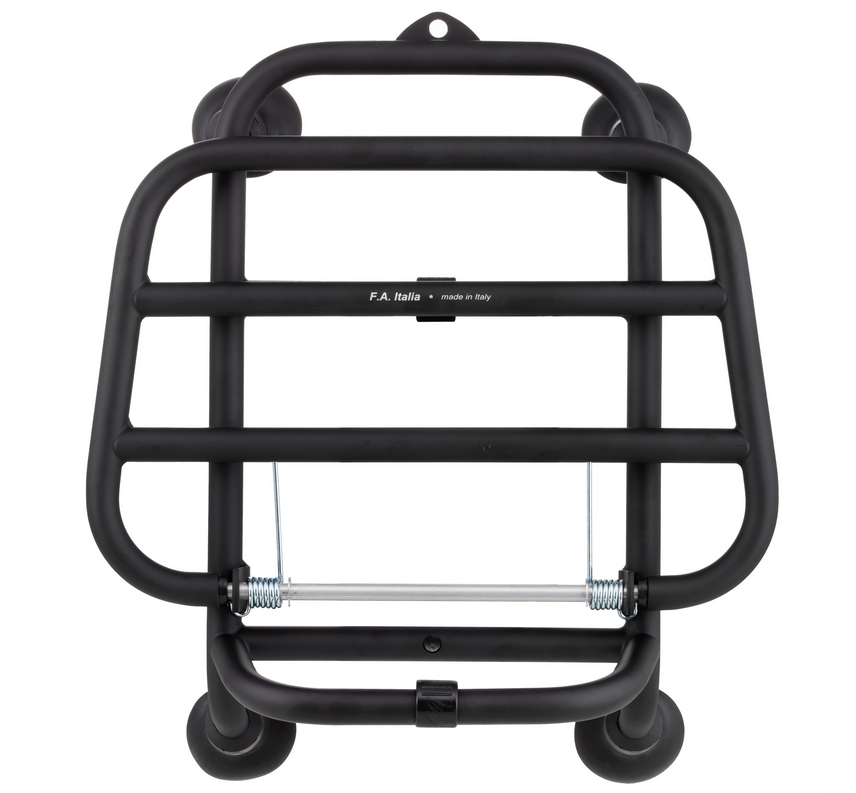 Portaequipajes delantero para Vespa GTS /GTS Super HPE /GTV 125/300 ('19-), plegable, negro mate