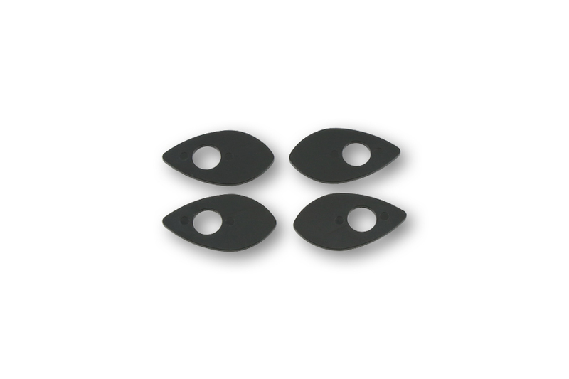 HIGHSIDER placas de montaje inteligentes Indy Espaciador Negro Para Varios, Ducati, Honda