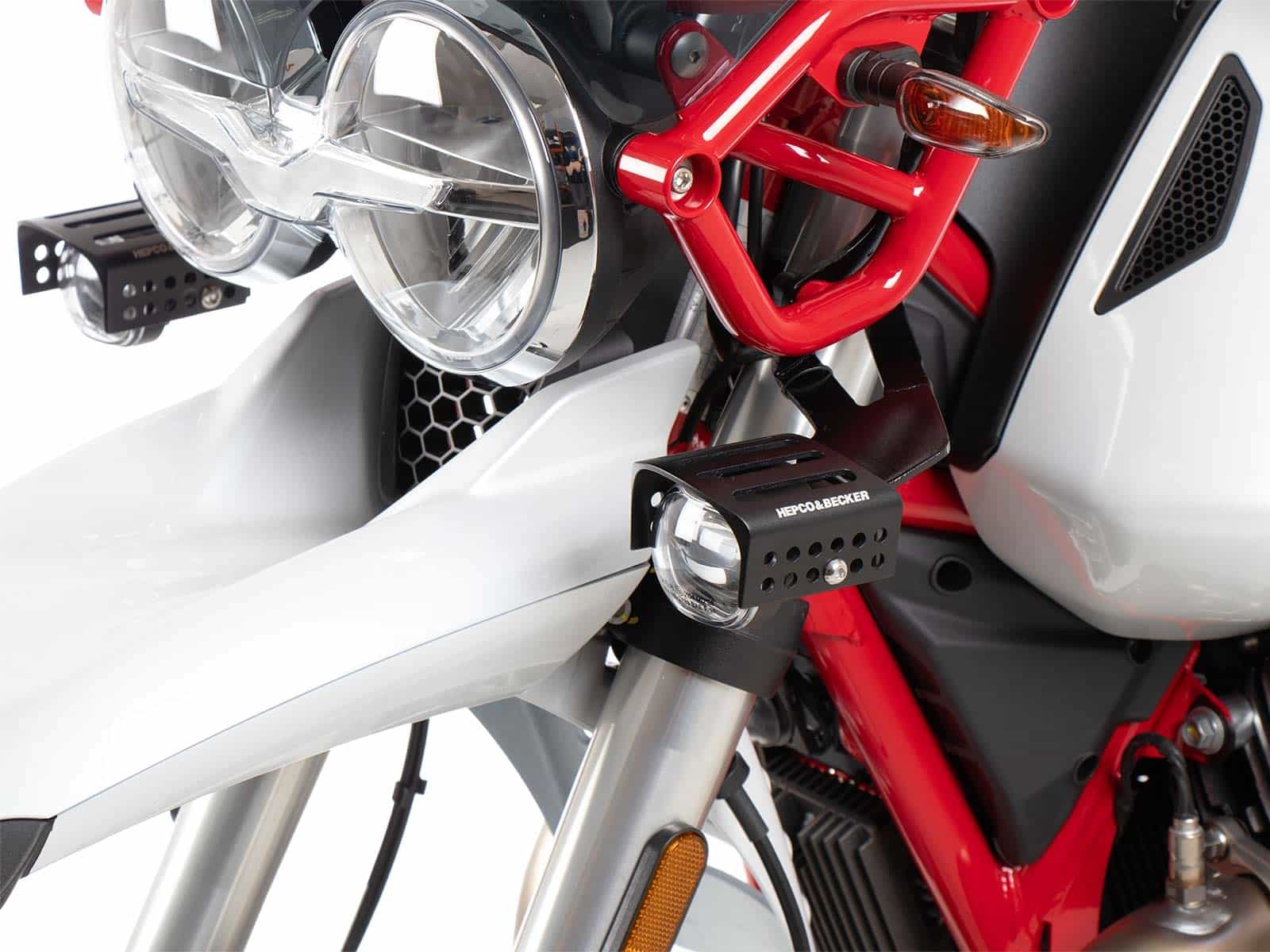 Faro auxiliar para Moto Guzzi V85 TT Hepco & Becker