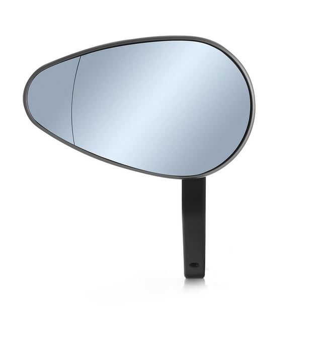Espejo terminal de manillar RIZOMA "Reverse Radial" izquierda o derecha para Vespa, anodizado gris