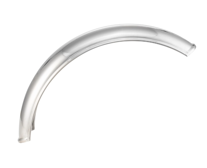 Guardabarros Garelli sin soporte universal, para Vespa PX 80-200ccm, acero inoxidable pulido