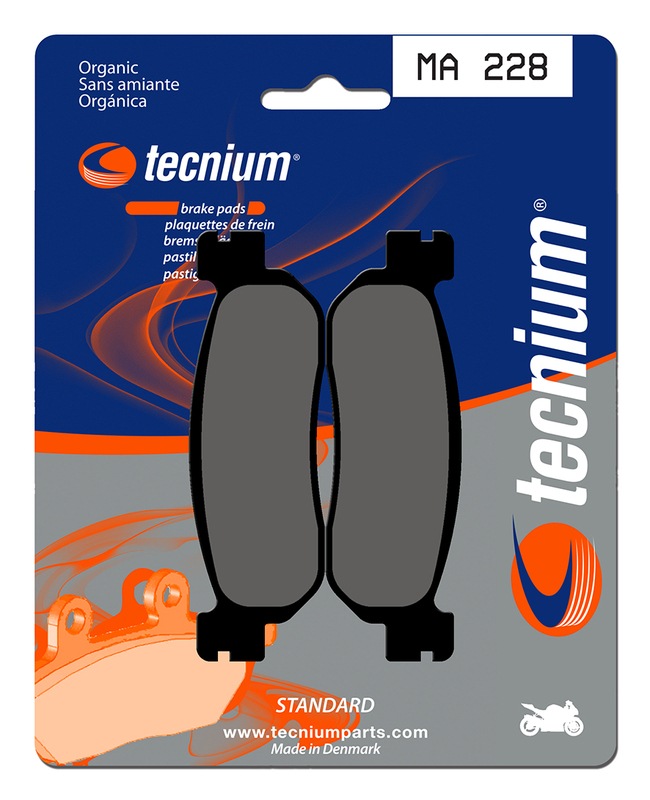 Pastillas de Freno Tecnium Street Orgánicas - MA228