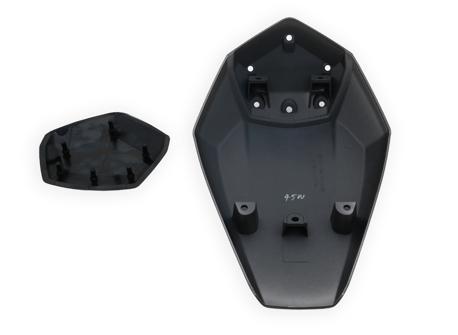 Funda asiento pasajero (45W Gris grafito metalizado) para Kawasaki Ninja ZX-6R (24-) Original