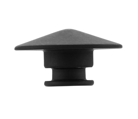 Tapa perno rueda delantera o trasera, negro mate
