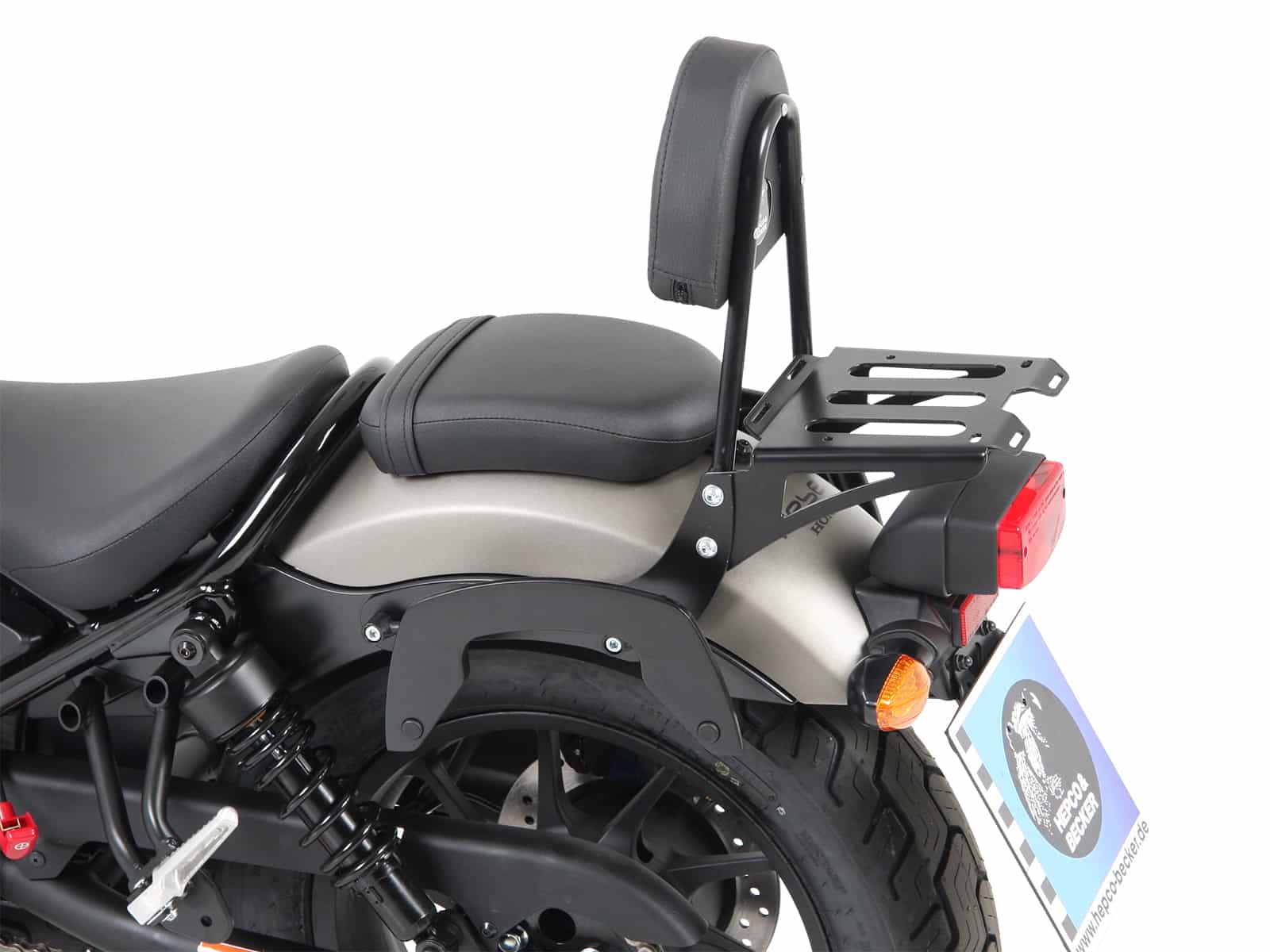 Soporte lateral C-Bow negro para Honda CMX 500 Rebel (17-) Hepco & Becker