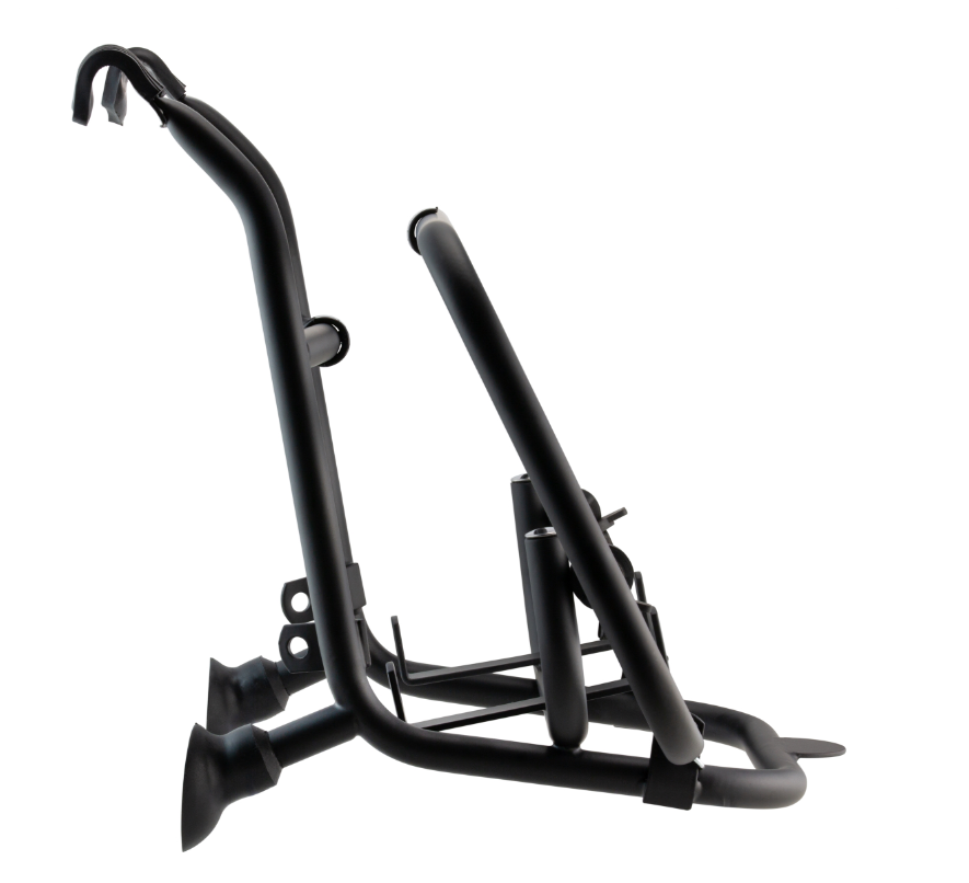 Portaequipajes delantero para Vespa PX 80-200cc, plegable, negro