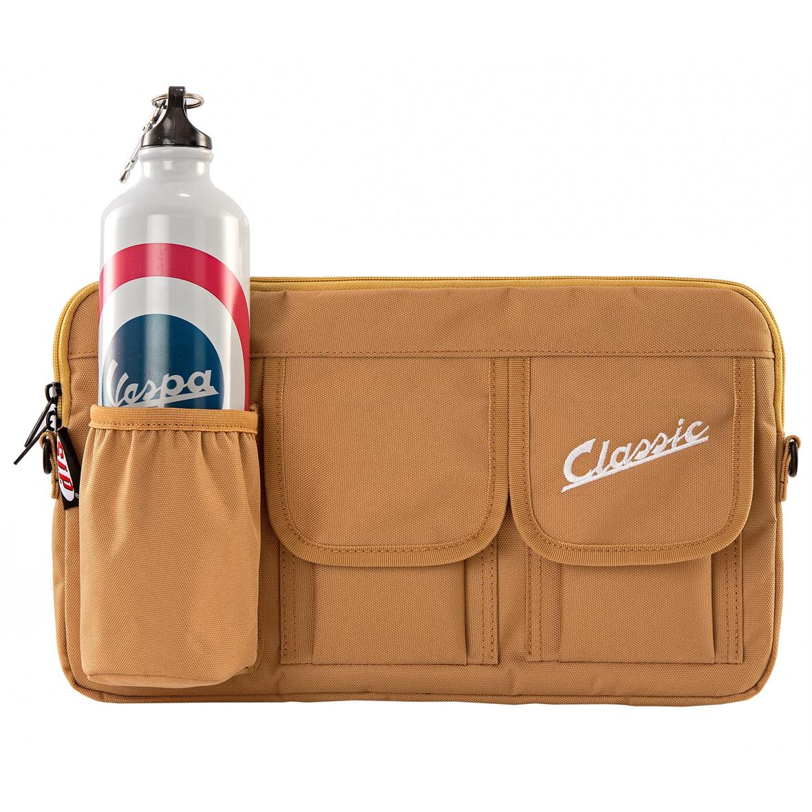 Bolsa "Classic" para maletero/guante Vespa - marrón