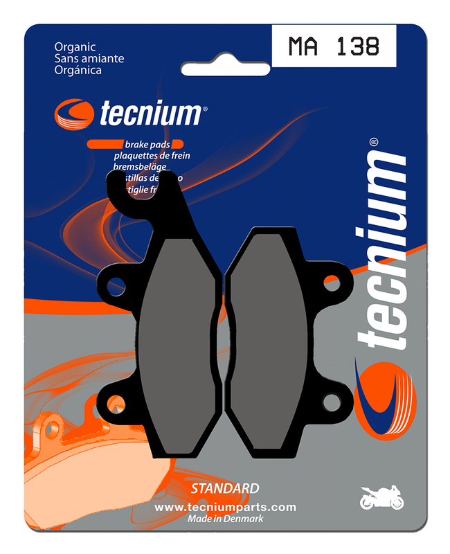 Pastillas de Freno Tecnium Street Orgánicas - MA138