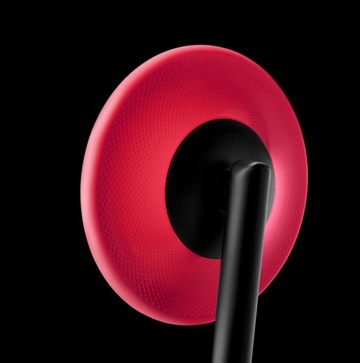 Espejo de manillar RIZOMA E-POP izquierda o derecha para Vespa, negro/rosa