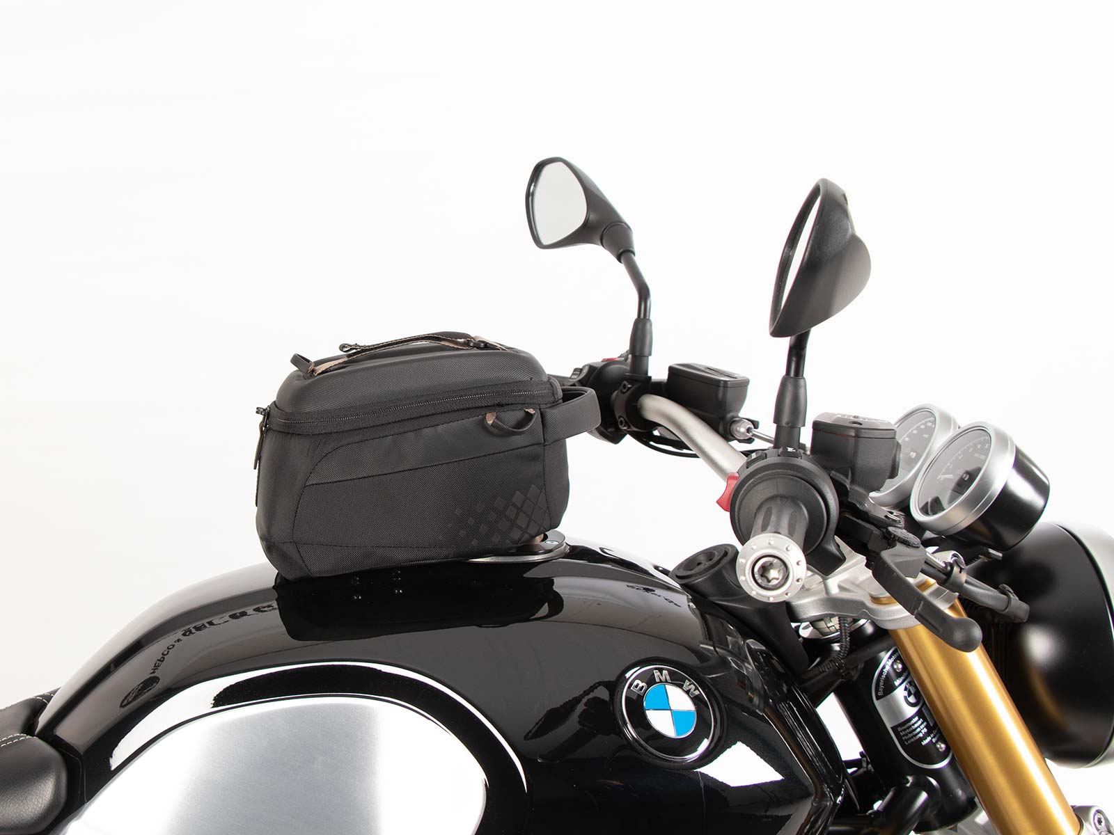 Anillo de depósito básico incl. unidad de cierre de la bolsa del depósito para BMW R nineT (14-16) Hepco & Becker