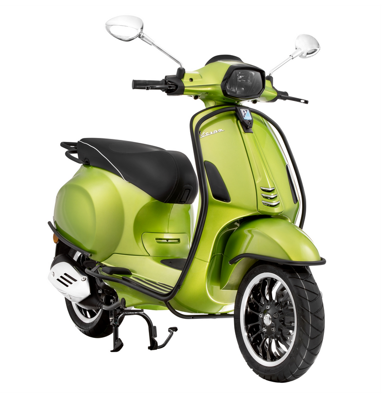 Portaequipajes trasero para Vespa Primavera /Sprint /Elettrica 50-150ccm, negro mate