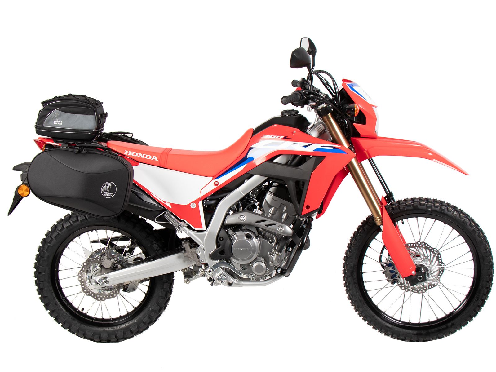 Soporte lateral C-Bow negro para Honda CRF 300 L (21-) Hepco & Becker