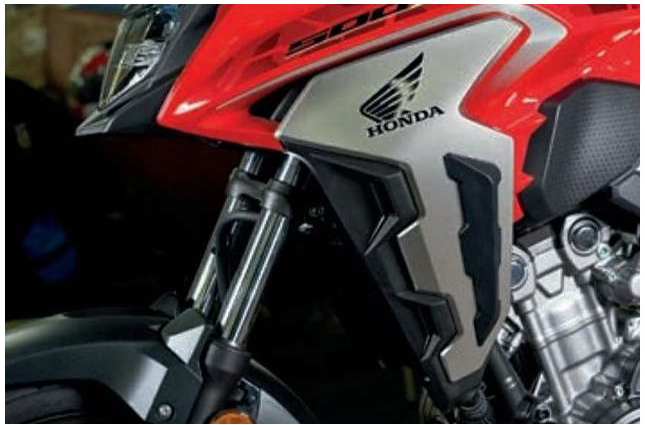 Deflector de viento carenado lateral para Honda CB 500 X 2019- Original