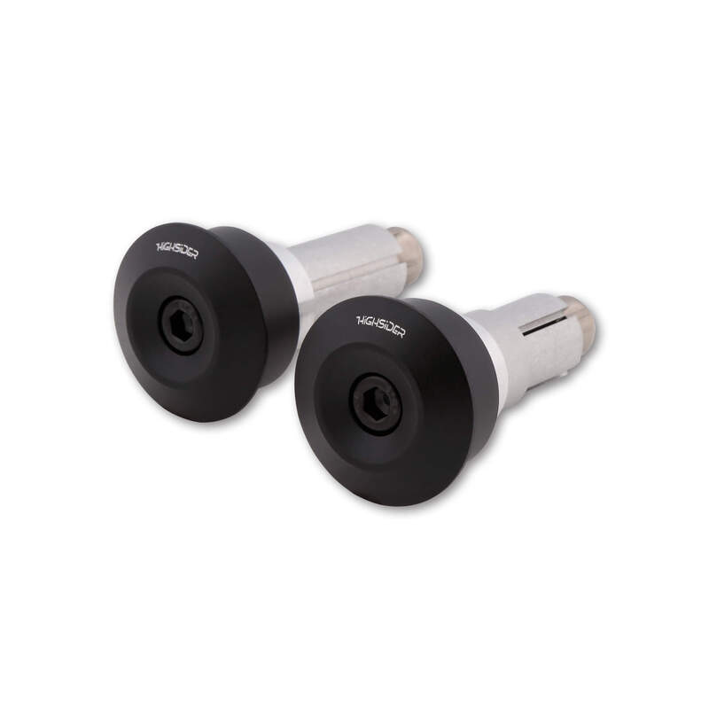 Contrapesos de manillar HIGHSIDER pro Dot-Blast negro (par)