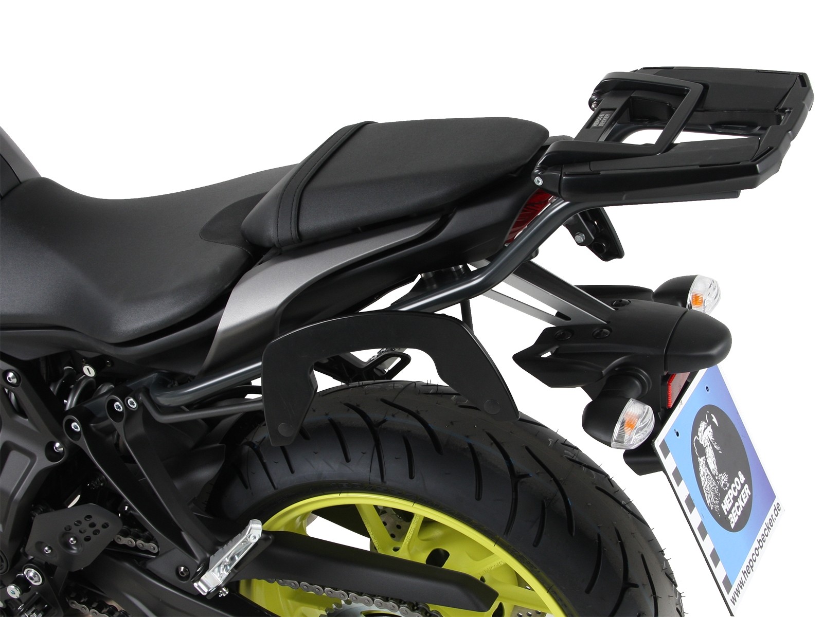 Soporte lateral C-Bow antracita para Yamaha MT-07 (Bj.18-) Hepco & Becker