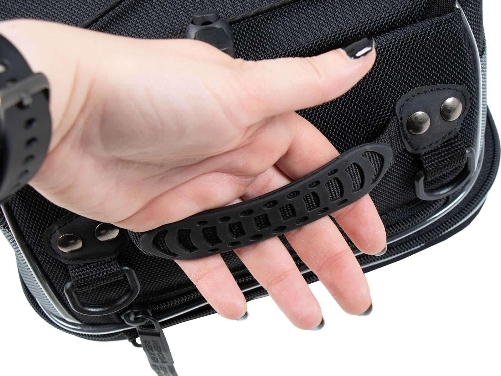 Bolsa trasera Street Basic negra para Sportracks y Smartraks Hepco & Becker