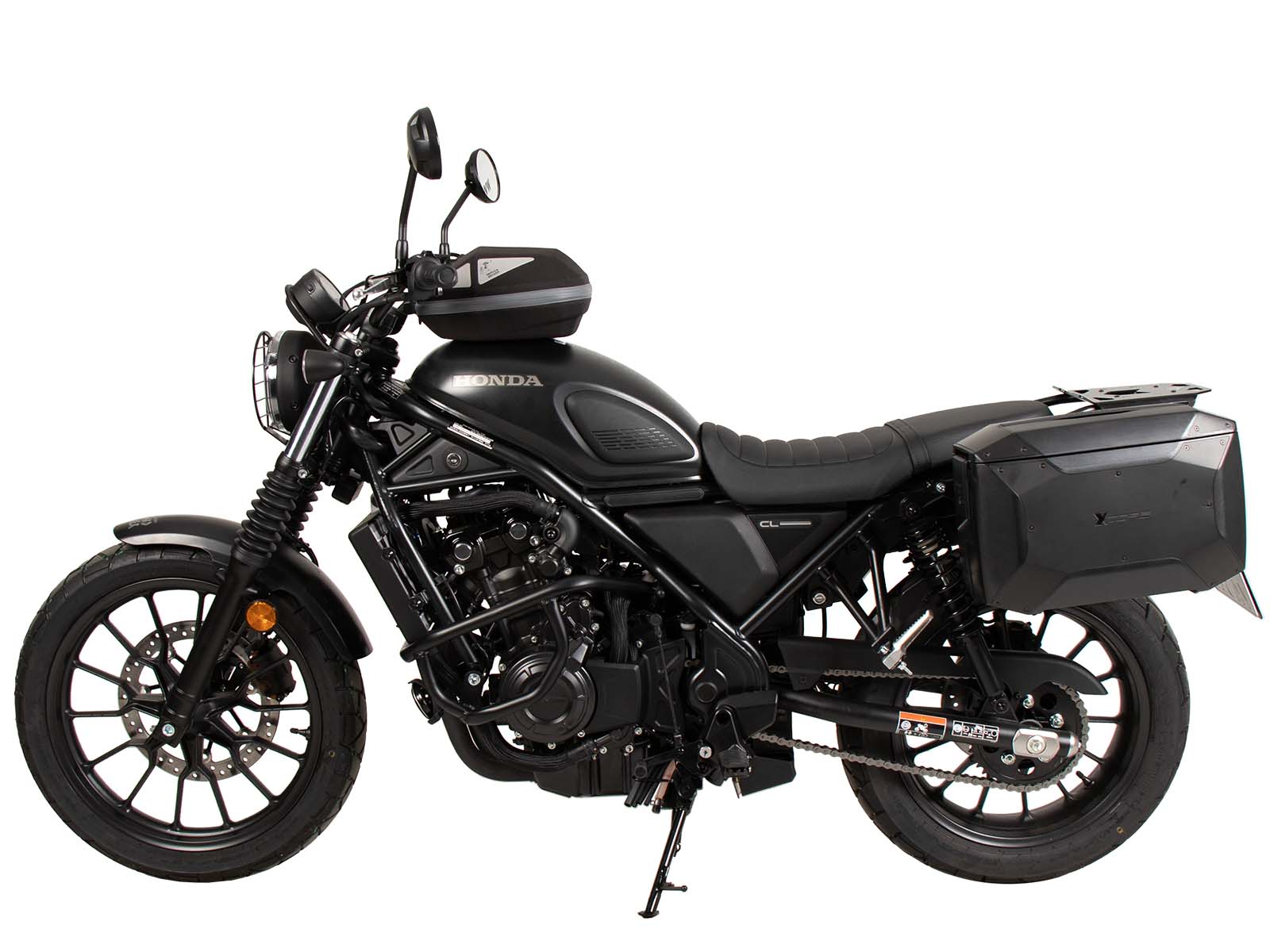 Soporte lateral C-Bow izquierdo negro para Honda CL 500 Scrambler (23-) Hepco & Becker