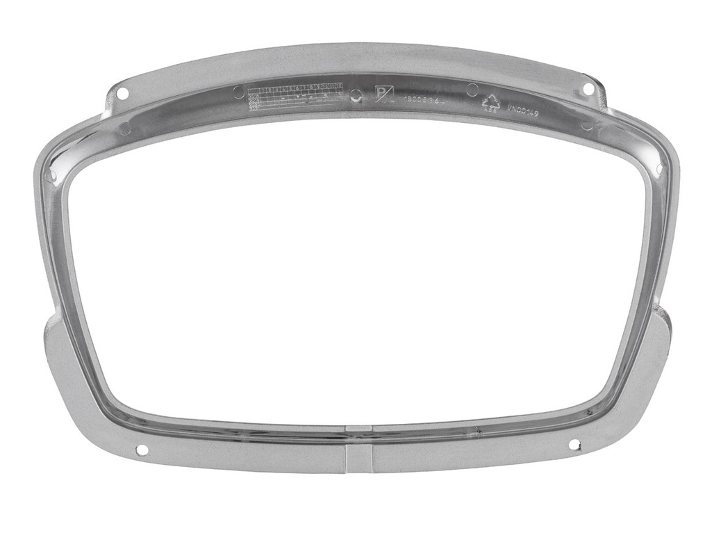 Anillo decorativo velocímetro para Vespa GTS Supertech HPE 125/300 ('19-), negro brillante